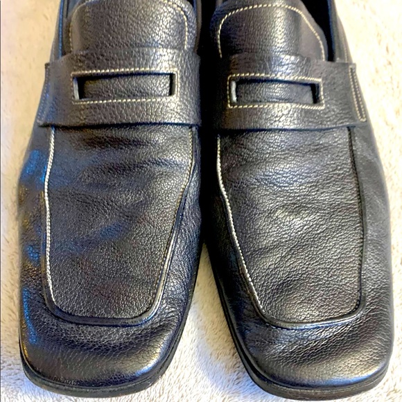 Men’s Prada Black Leather Loafers, 10, VGUC! main image 4